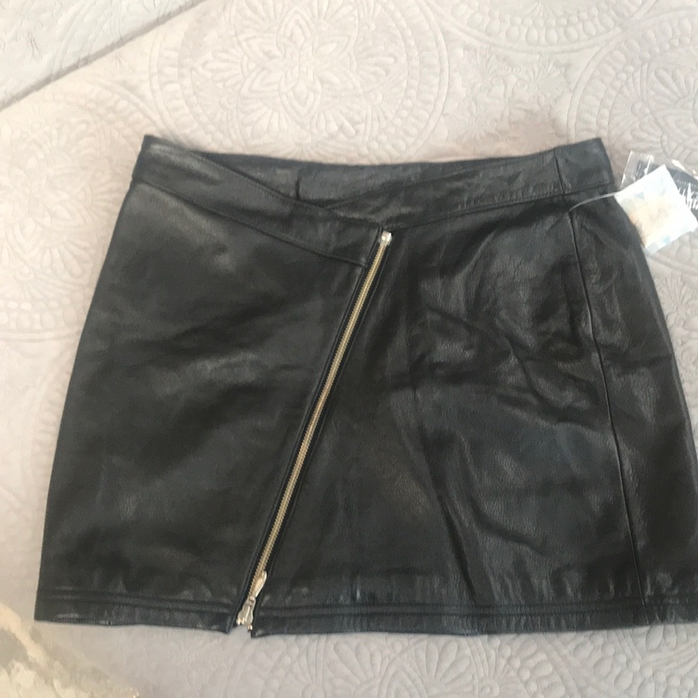 Wilson leather mini skirt, size 10